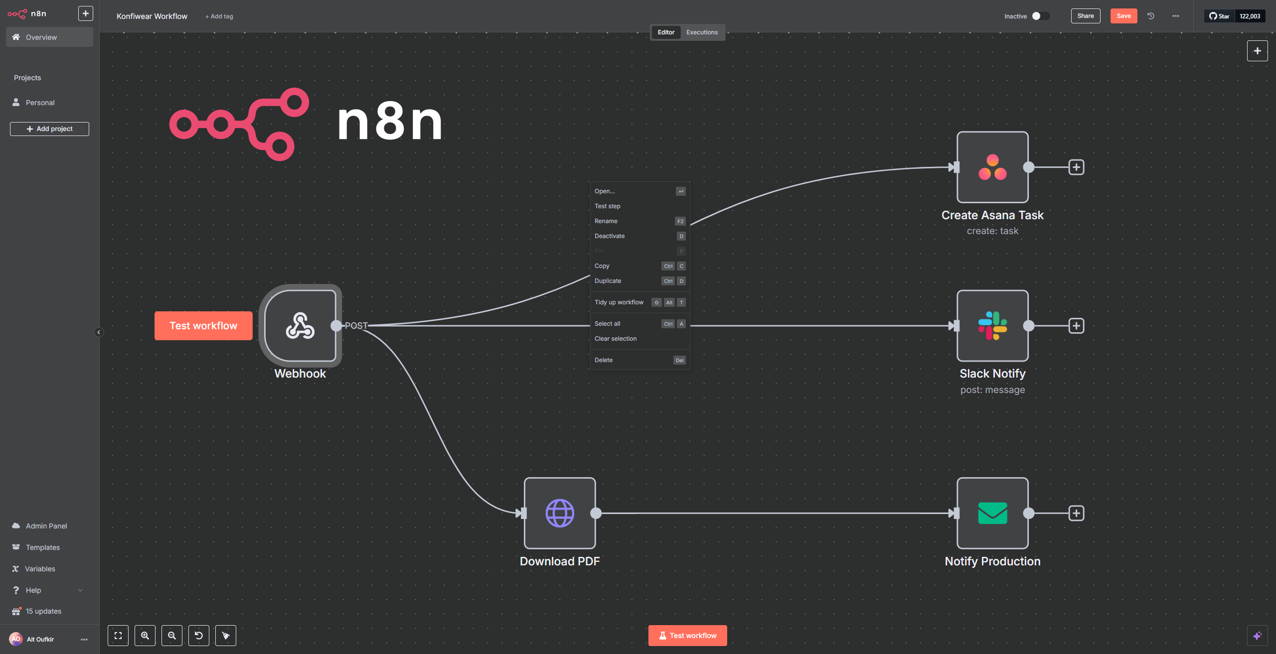 How to Automate Your Design Workflow: Konfiwear API Integration with n8n