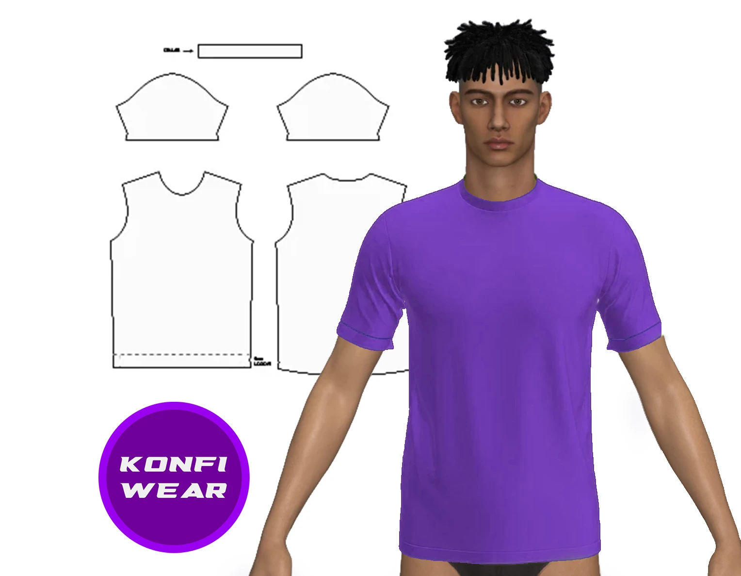 How to Create 3D Apparel Assets for Konfiwear Using CLO3D and Blender